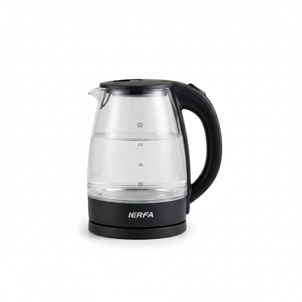 Bouilloire Électrique en Verre 1500W avec Arrêt Automatique