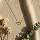 Collier Cœur Ouvert Doré – Acier Inoxydable