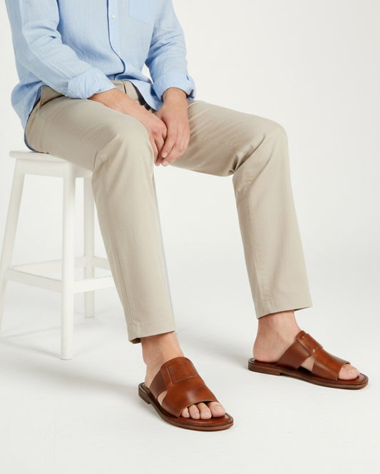 Sandale Médicale Cuir Hommes