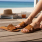 Sandale Cuir Daine Pur