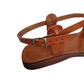 Sandale Médicale Cuir Légère Nature