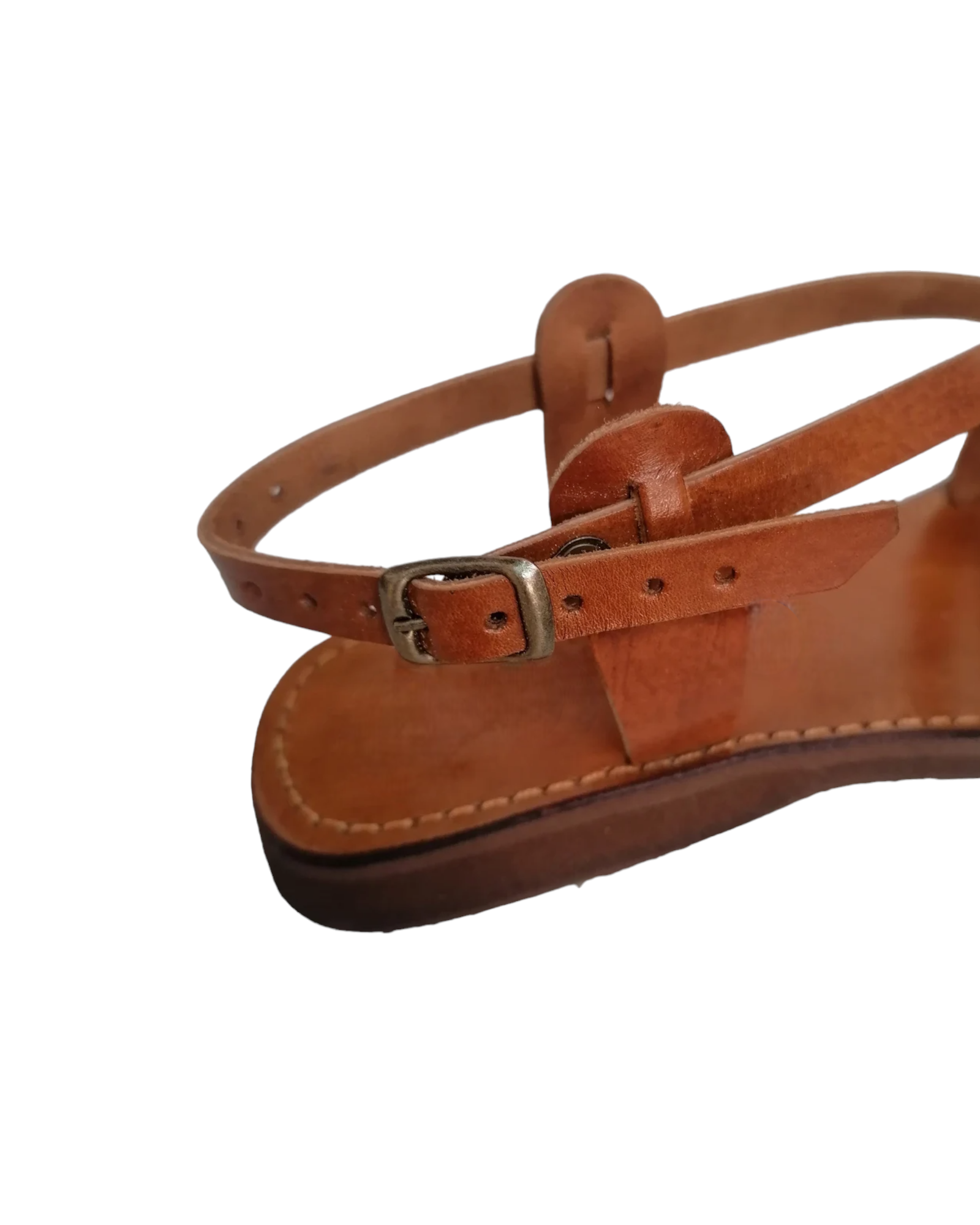 Sandale Médicale Cuir Légère Nature