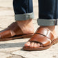 Sandale Médicale Cuir Hommes