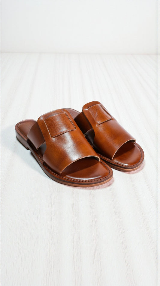Sandale Médicale Cuir Hommes