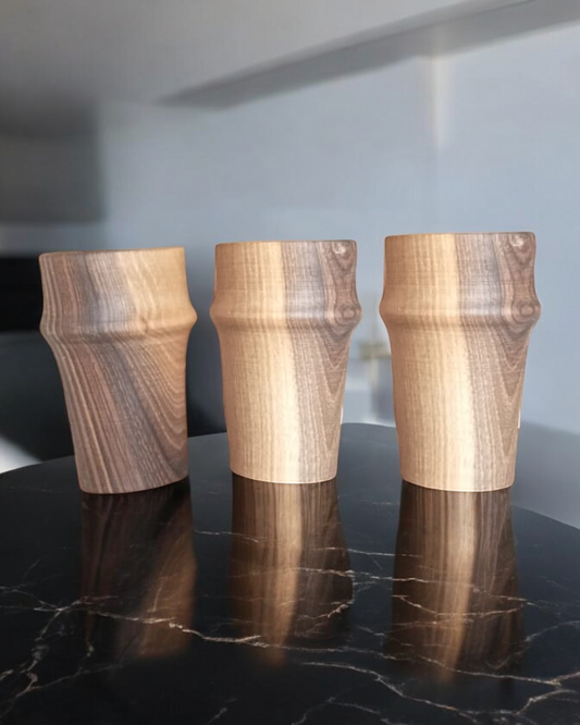 Verres Classique 100% Bois Noyer