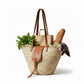 Sac panier en paille - vue détail