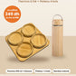 Coffret Cadeau Bambou : Thermos à Thé + Plateau 4 Bols