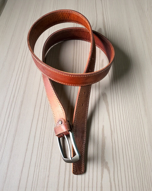 Ensemble 3 Ceinture Hommes Cuir Naturel