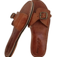 Sandale Cuir Médicale Légère Marron Flexible
